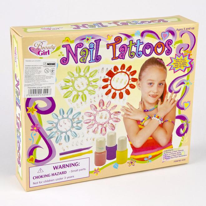 Дитячий набір наклейки для нігтів (IE61) - фото 3