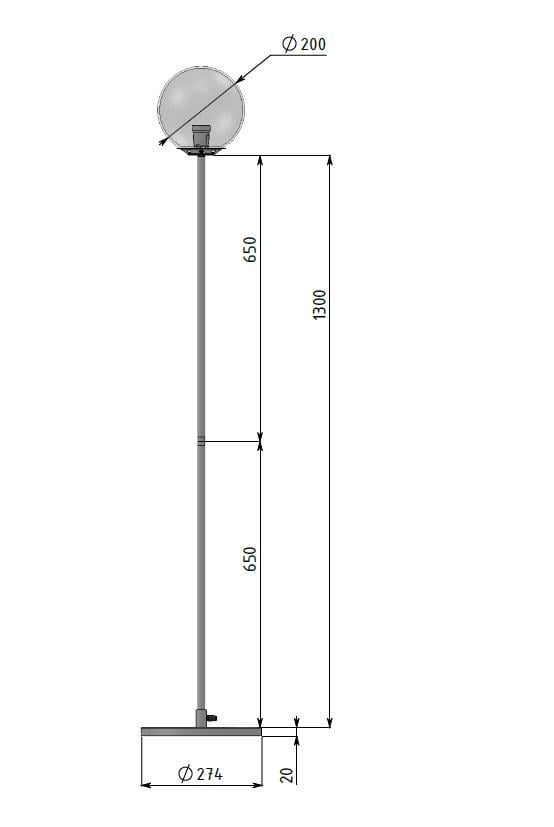 Торшер Cari (23662-1-Pikart Lights) - фото 2 Торшер Cari (23662-1-Pikart Lights) - фото 2