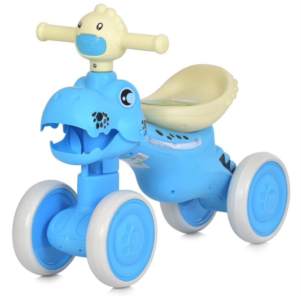 Толокар детские Bambi с родительской ручкой и звуковыми эффектами 62 см Голубой (DK-170-K-186)