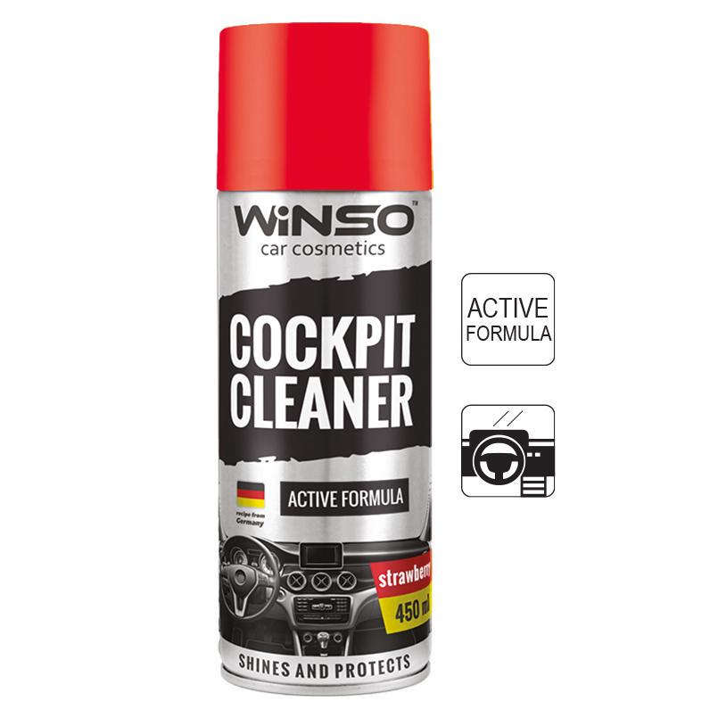 Поліроль для приладової панелі WINSO Cockpit Cleaner Strawber 450 мл - фото 2