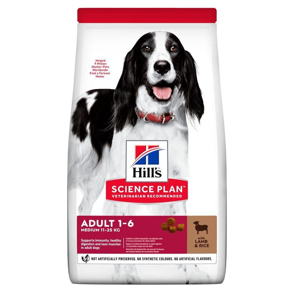 Корм сухий Hill's Science Plan Canine Medium Breed Lamb&Rice з ягнятком для собак середніх порід 0,8 кг (052742025575)