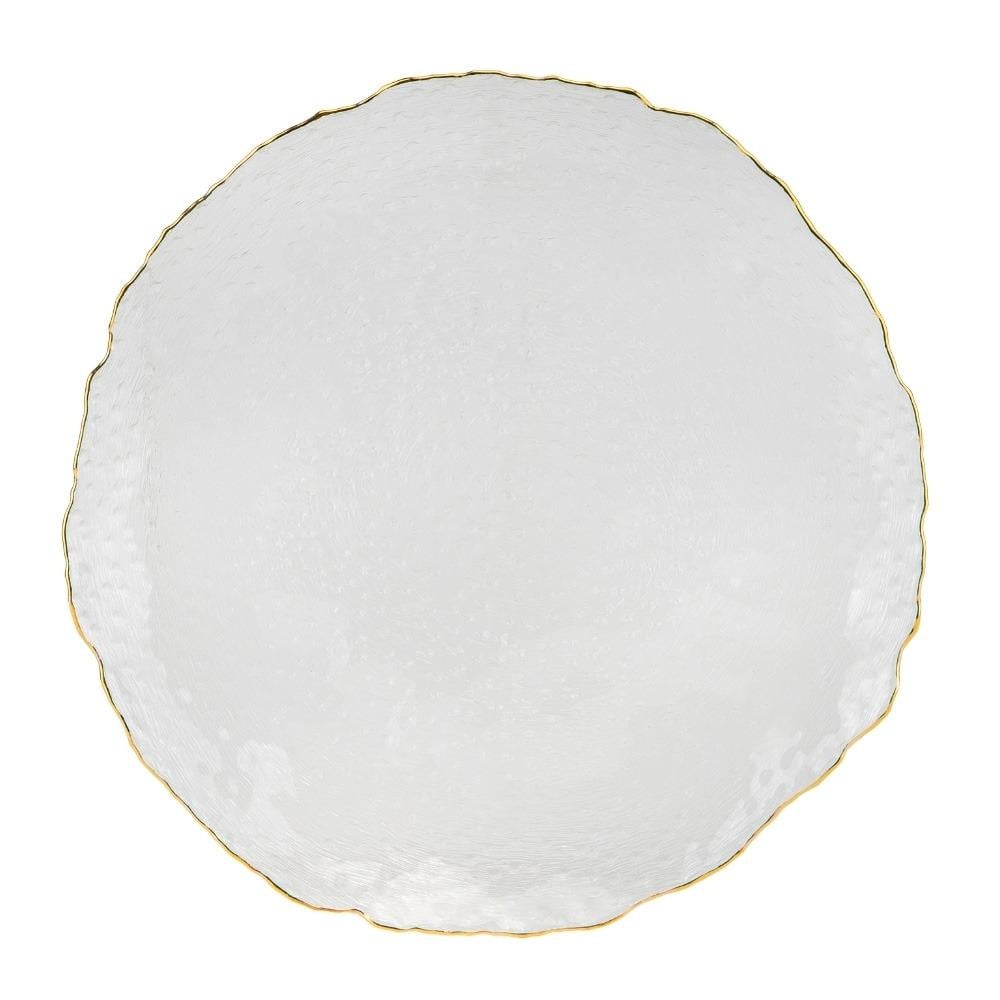 Блюдо стеклянное Горный хрусталь 25 см (9219-018)