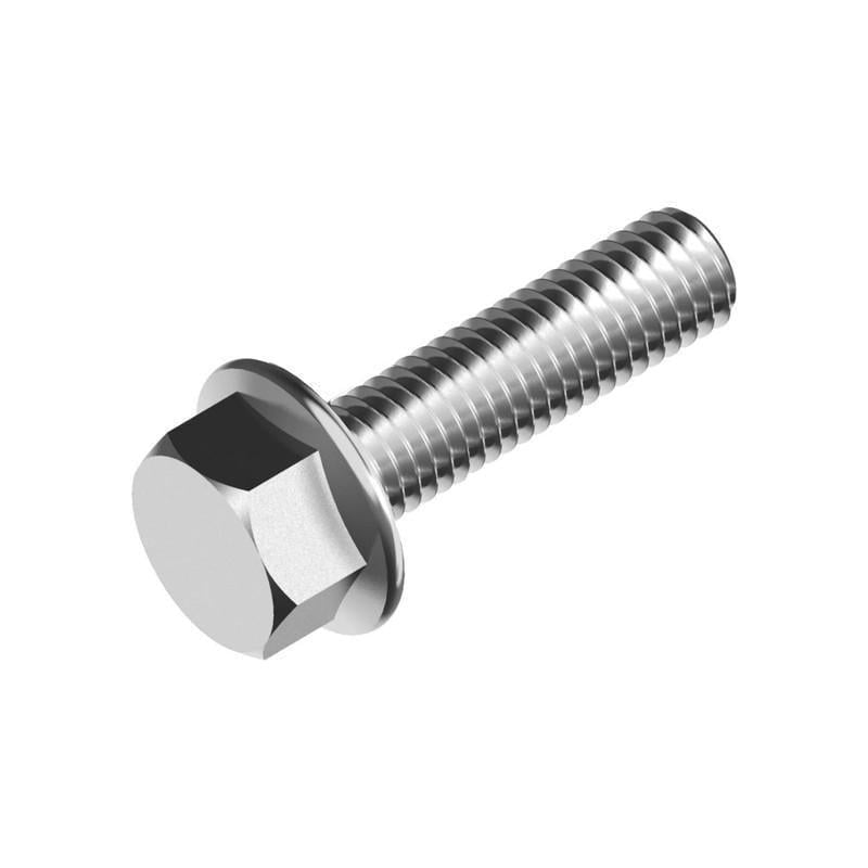 Болт шестигранний із фланцем зубчастим Metalvis DIN6921 М12х20 різьблення 20 мм сталь 8.8 цинк під ключ 16 мм 10 шт. (5M6L0MLX20002082Z0)