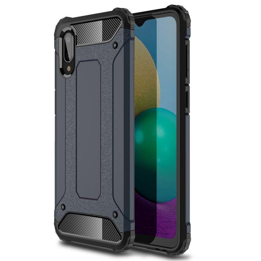 Чехол Armor Shield Samsung A02/M02 (A022/M022) Dark Blue