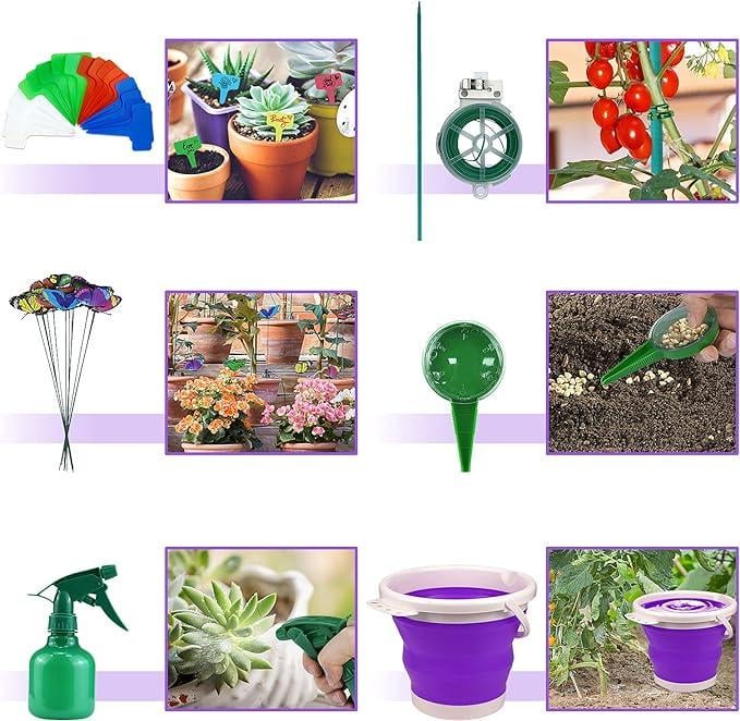 Набір садових інструментів Eaone для садівника 105 пр. - фото 4