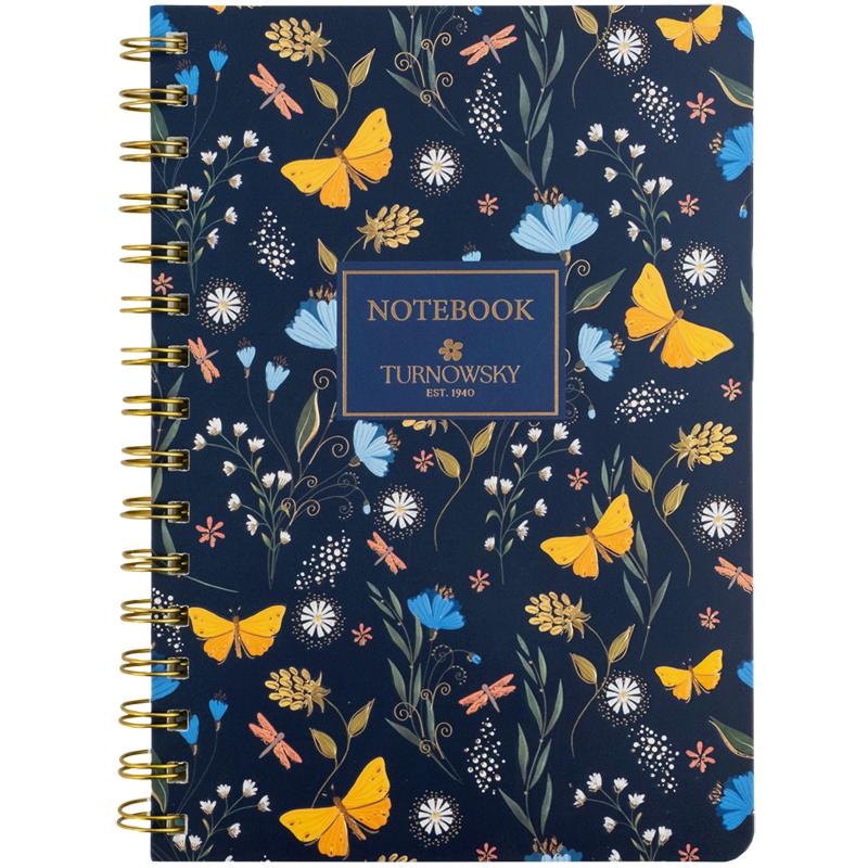 Блокнот на спирали Axent Secret Garden 3 А5 80 л клетка