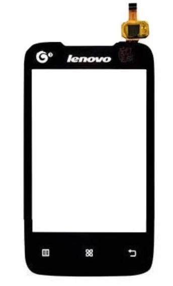 Экран Touchscreen для Lenovo A208T Черный (000017391)