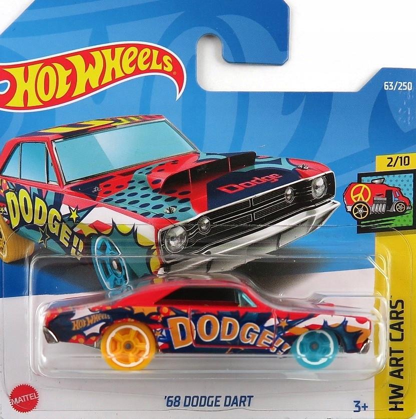 ᐉ Машинка Hot Wheels Mattel 68 Dodge Dart колекція HW Art Cars