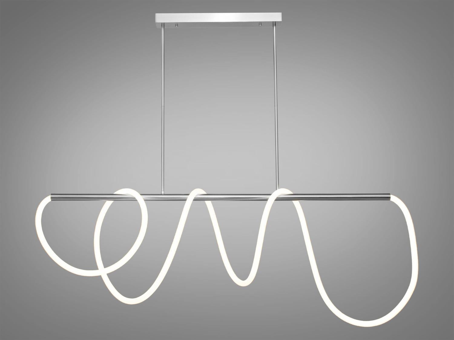 Люстра LED Diasha 48W 9752-L1500CH Хром