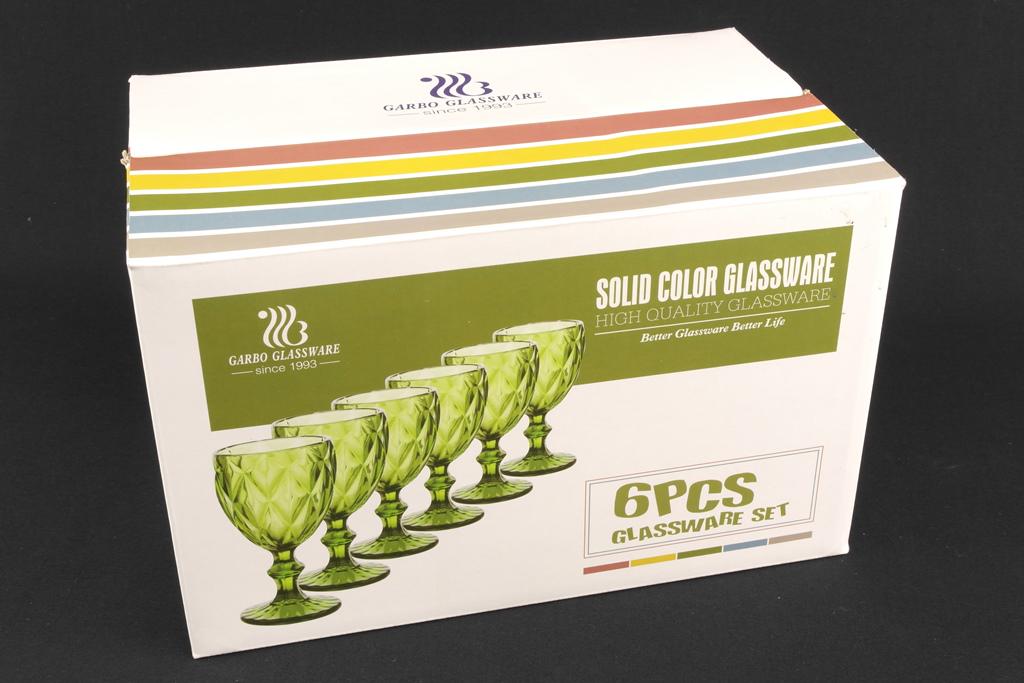 Набір фужерів для вина А-Plus 9001/1508 DL 240 мл 6 шт. Smoky Grey (DR001113) - фото 2 Набір фужерів для вина А-Plus 9001/1508 DL 240 мл 6 шт. Smoky Grey (DR001113) - фото 2