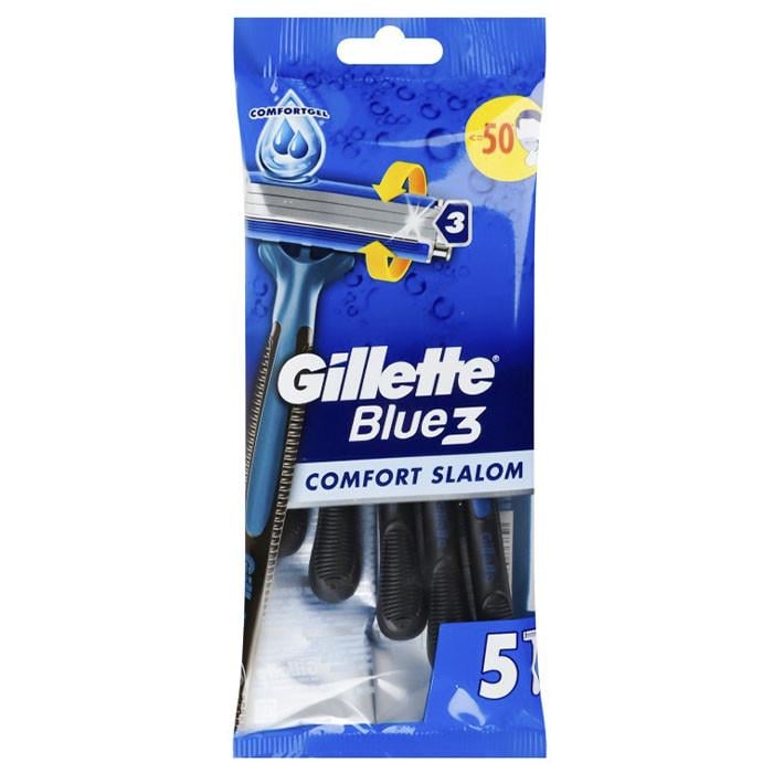 Станки для бритья Gillette Blue 3 Comfort Slalom 5 шт. (1854576670)