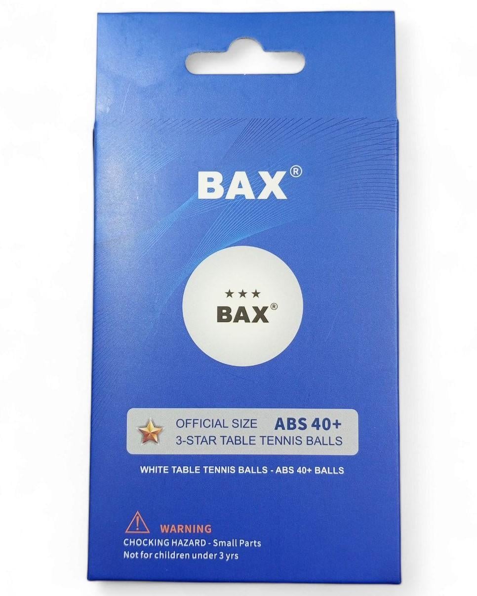 Набір м'ячиків для настільного тенісу Bax 3 Star 6 шт. (151309 6) - фото 3