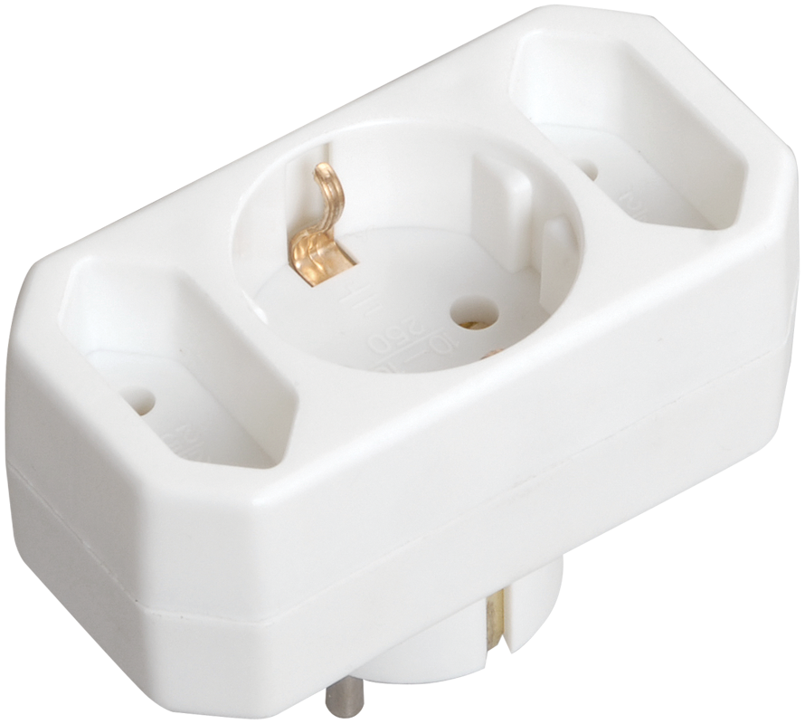 Трійник УЕК Т-01/01-2 16A IP20 пластик (WTP10-16-21) Трійник УЕК Т-01/01-2 16A IP20 пластик (WTP10-16-21)