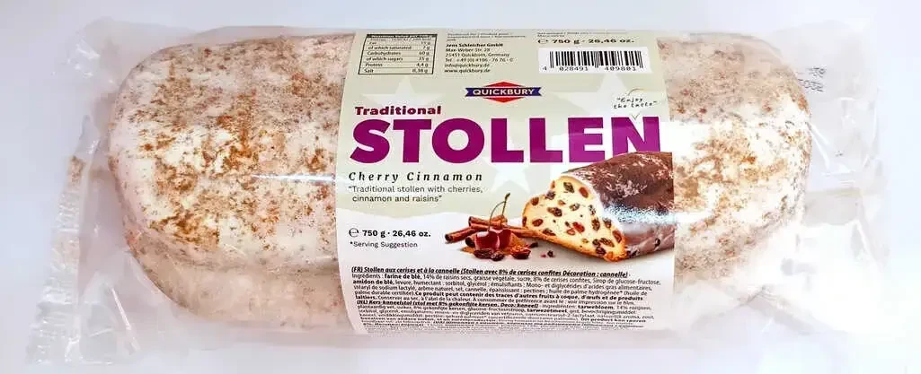 Штоллен Quickbury Traditional Stollen Cherry Cinnamon 750 г (2785086741)