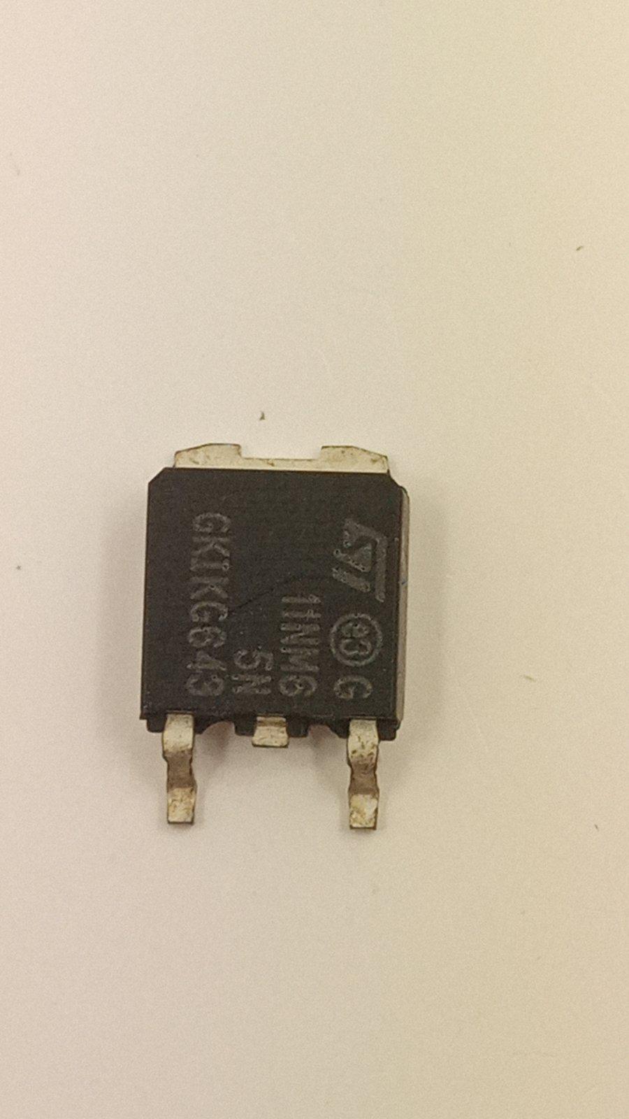 Транзистор STD11NM65N n-channel 650V 11A,0,455Om TO-252