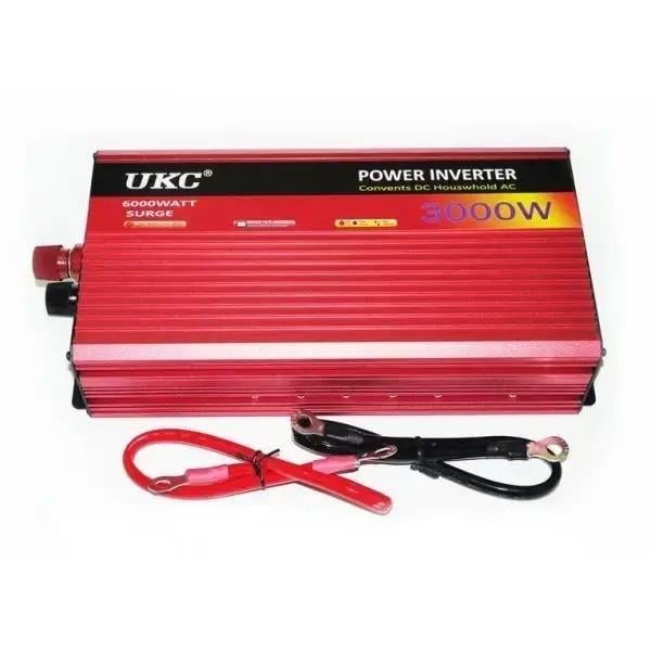 Инвертор автомобильный 12V 220V 3000W (WX3000)
