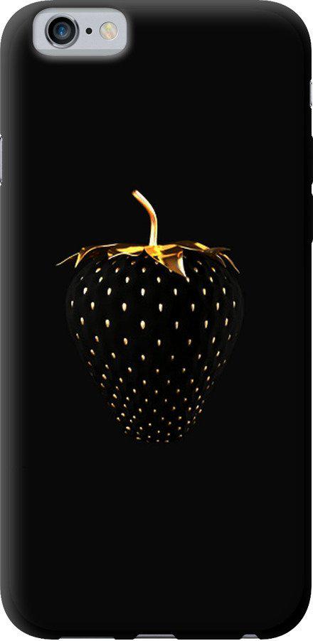 Чехол на iPhone 6 Черная клубника (3585b-45-42517)