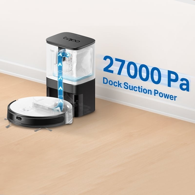 Робот-пылесос TP-Link Tapo RV20 Mop Plus 2600 мАч White (28690312) - фото 11 Робот-пылесос TP-Link Tapo RV20 Mop Plus 2600 мАч White (28690312) - фото 11