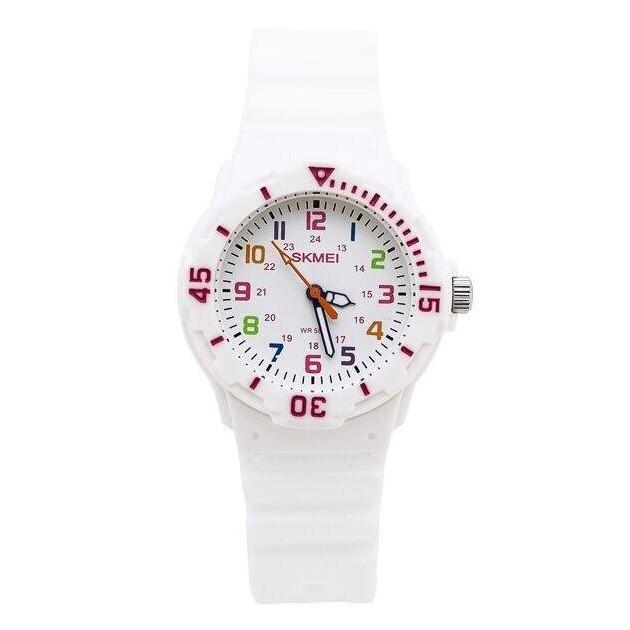 Годинник наручний дитячий Skmei 1043WT watch White (12363)