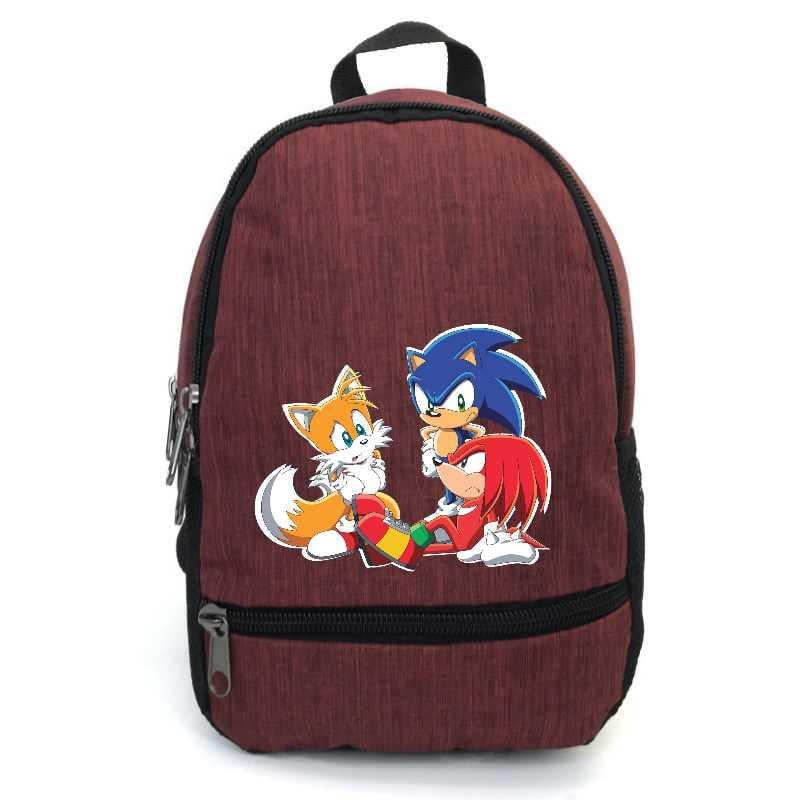Школьный рюкзак подростковый Cappucino Toys Соник SNC 0010 12,5 л Бордовый (1669041389)
