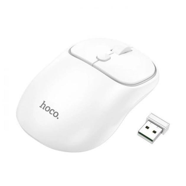 Мышь Hoco беспроводная 2.4G Белый (GM25)