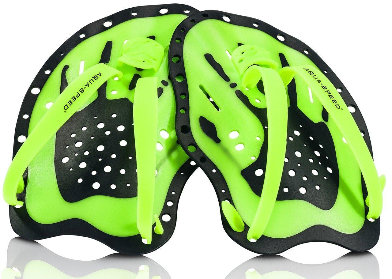 Лопатки для плавания Aqua Speed SWIM PADDLE 6972 Уни 19х13,5 см Зеленый
