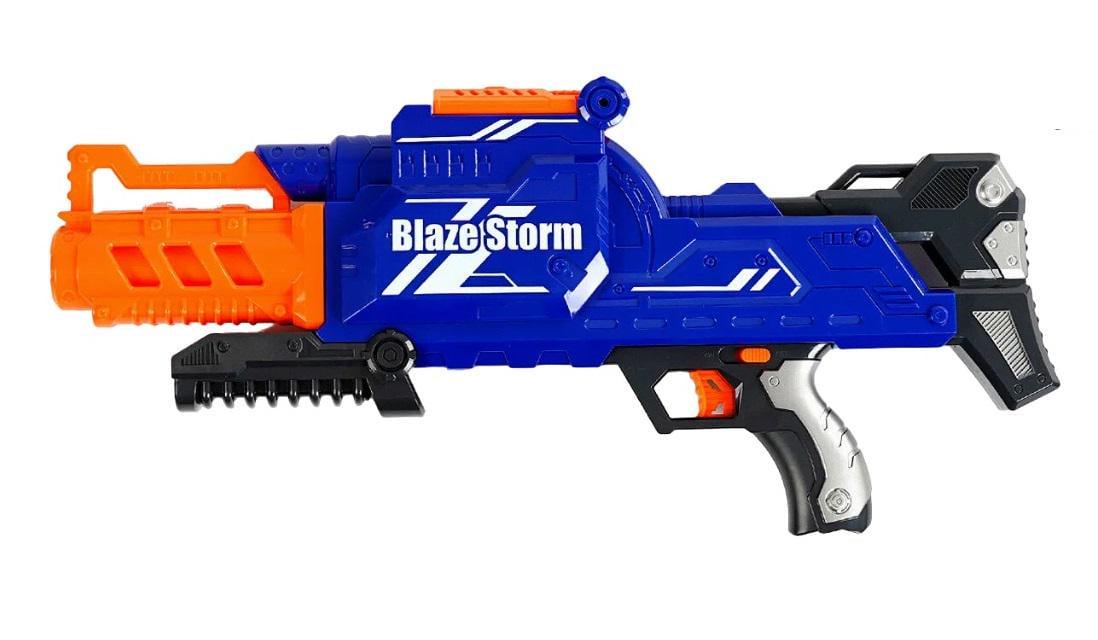 Автомат іграшковий Blaze Storm автоматичний принцип роботи/40 м'яких патронів Blue (160040)