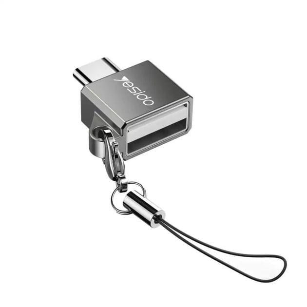 Перехідник OTG Yesido GS08 Type-C to USB 3.0 метал (21492077)