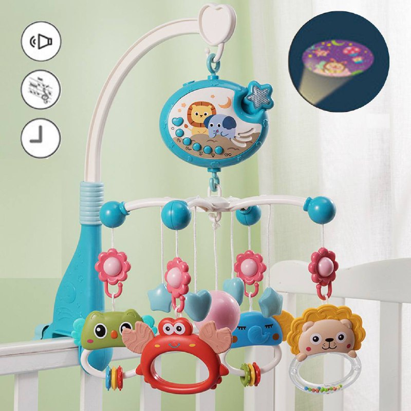 Музыкальный проектор мобиль-ночник/карусель с подвесными элементами Солнечный Зайчик PL-724-89 (2536344153) - фото 7 Музыкальный проектор мобиль-ночник/карусель с подвесными элементами Солнечный Зайчик PL-724-89 (2536344153) - фото 7