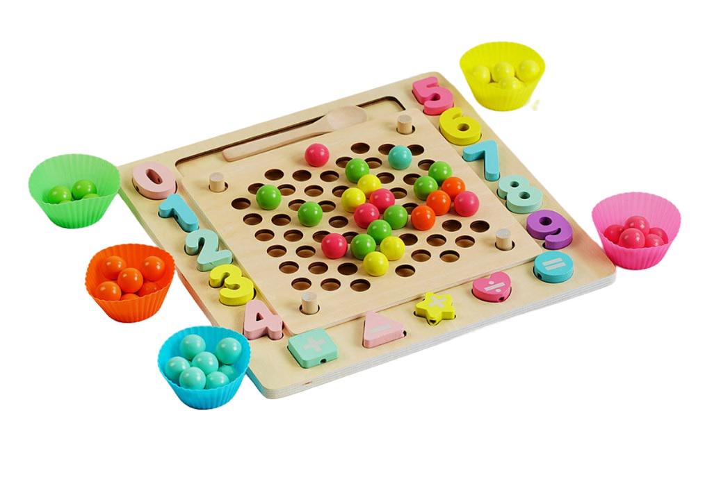 Центр игровой 4FUN Game Club Wood магнитная рыбалка/сортер/мозаика Multicolor (132814)