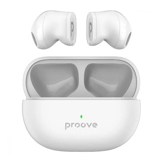 Наушники беспроводные Proove Mainstream Mini TWS Bluetooth/Type-C White (TWMM00010002)