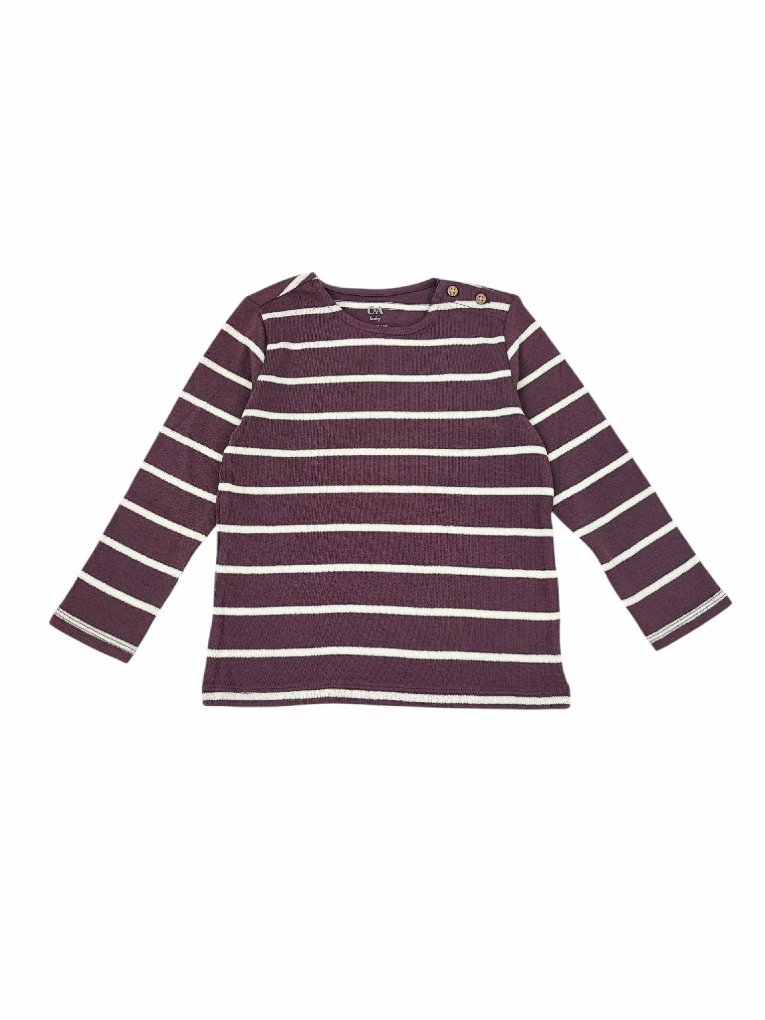 Лонгслів дитячий для хлопчика C&A 98 см Бордовий (25082730)