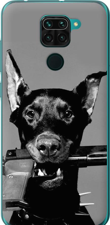 Чехол на Xiaomi Redmi Note 9 Доберман (2745u-2017-42517)