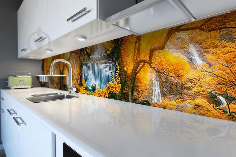 Наклейки кухонный фартук  Zatarga "Осенний Водопад" 600х2500 мм (Z180314)