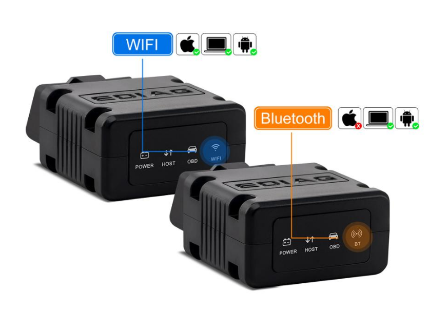 Автомобільний сканер Ediag P-02 ELM327 OBD-II Wi-Fi version - фото 3