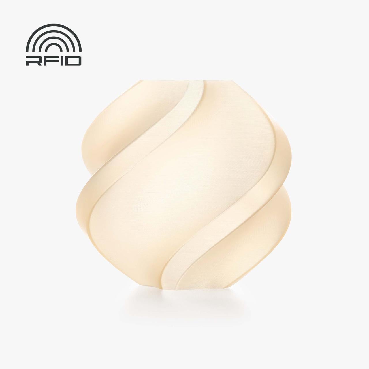 Пластик Bambu Lab PLA Translucent с RFID меткой Нежно-желтый (13410)