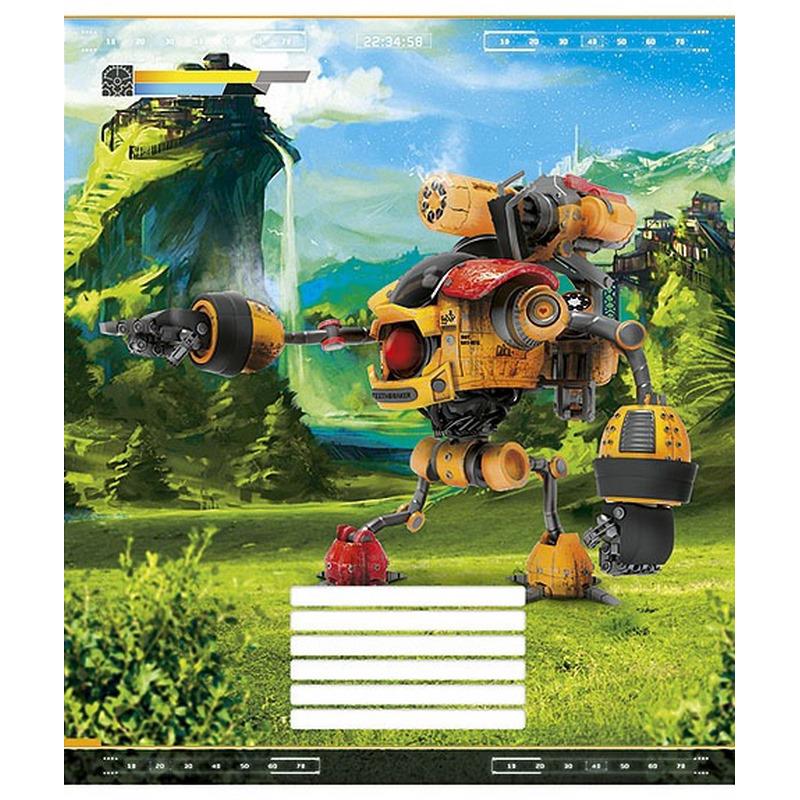 Школьная тетрадь в линейку Школярик 12 листов Разноцветный (NB-286-Z-293)