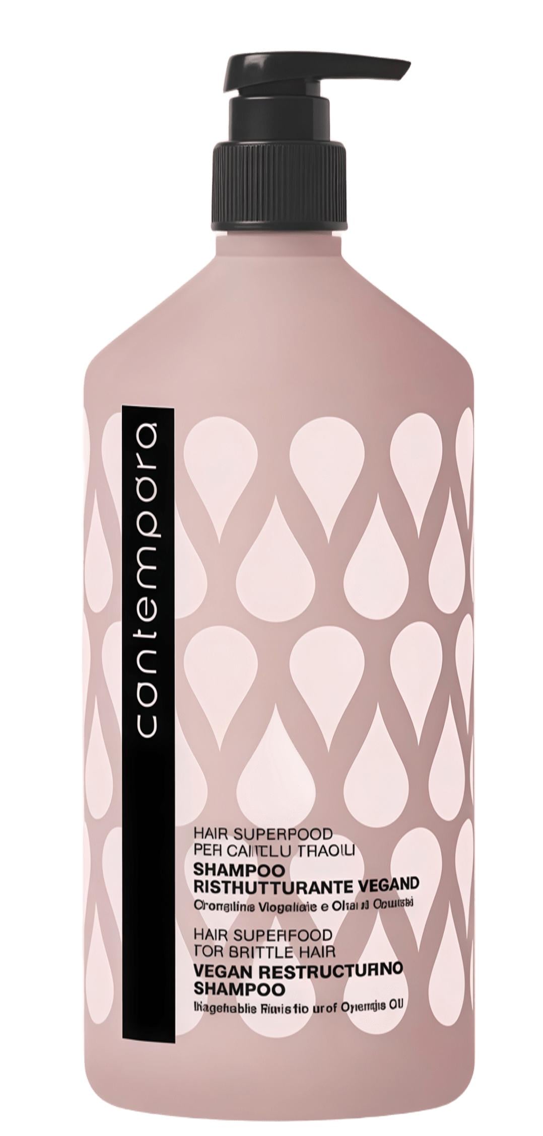 Реструктурирующий шампунь с растительным кератином и маслом опунции Contempora 1000 мл Реструктурирующий шампунь с растительным кератином и маслом опунции Contempora 1000 мл