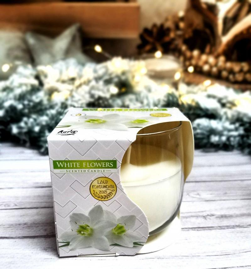 Свічка у пляшечці White Flowers (71179) Свічка у пляшечці White Flowers (71179)