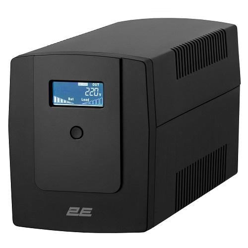 Источник бесперебойного питания 2E 1200ВА 720 Вт Black (2E-DD1200)