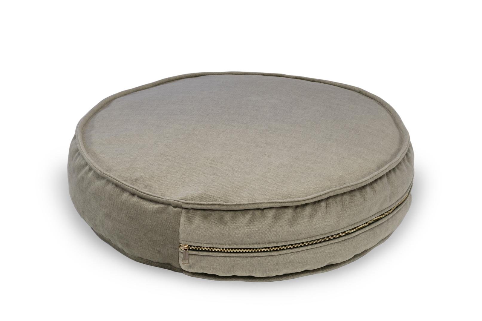 Подушка кругла для тварин Harley and Cho Island Memory Foam ⌀ 65 см Olive (3103202) - фото 3