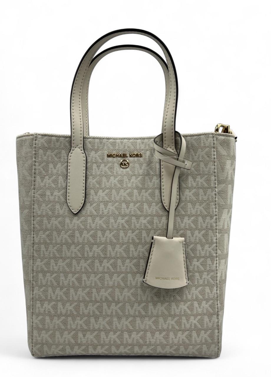 Женская сумка Michael Kors Sinclair 30T2G5ST0I Natural SM NS Shopper Tote Бежево-кремовый (2751910981)