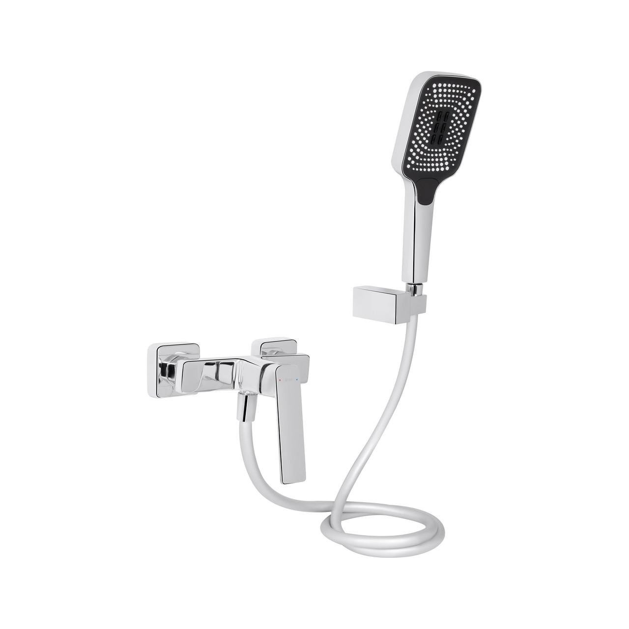 Змішувач для душу Qtap Capricorn з душовим гарнітуром k35 Chrome (QTCAP4060102C48221)