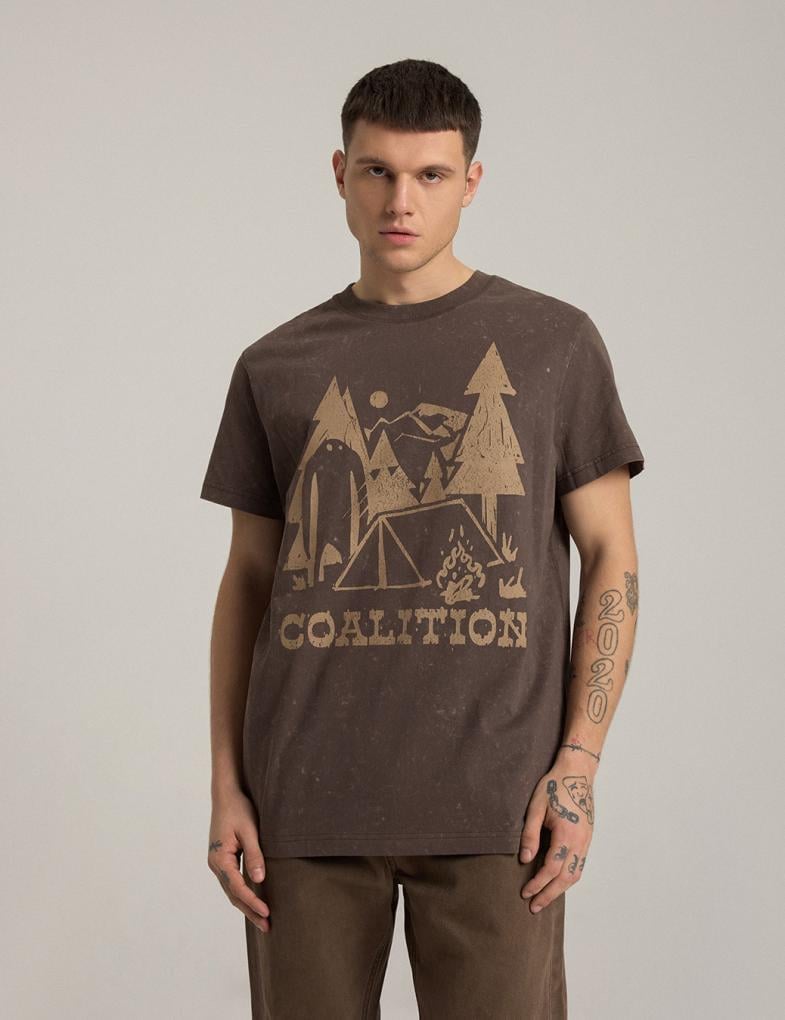 Футболка мужская Diverse CLTN TIE DYE AU M Коричневый (5905384076700)