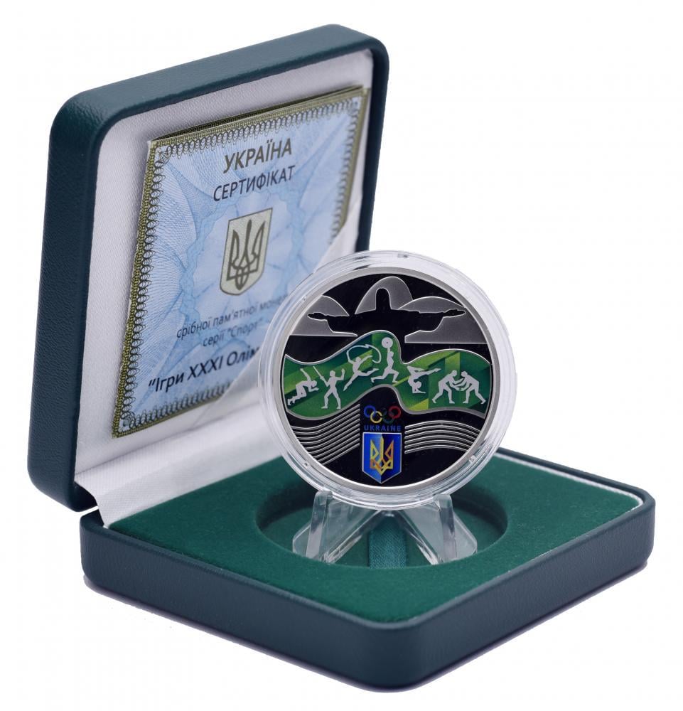 Коллекционная монета Украина 10 гривен 2016 «Олимпиада 2016 в Рио» Серебро Proof (М04594)