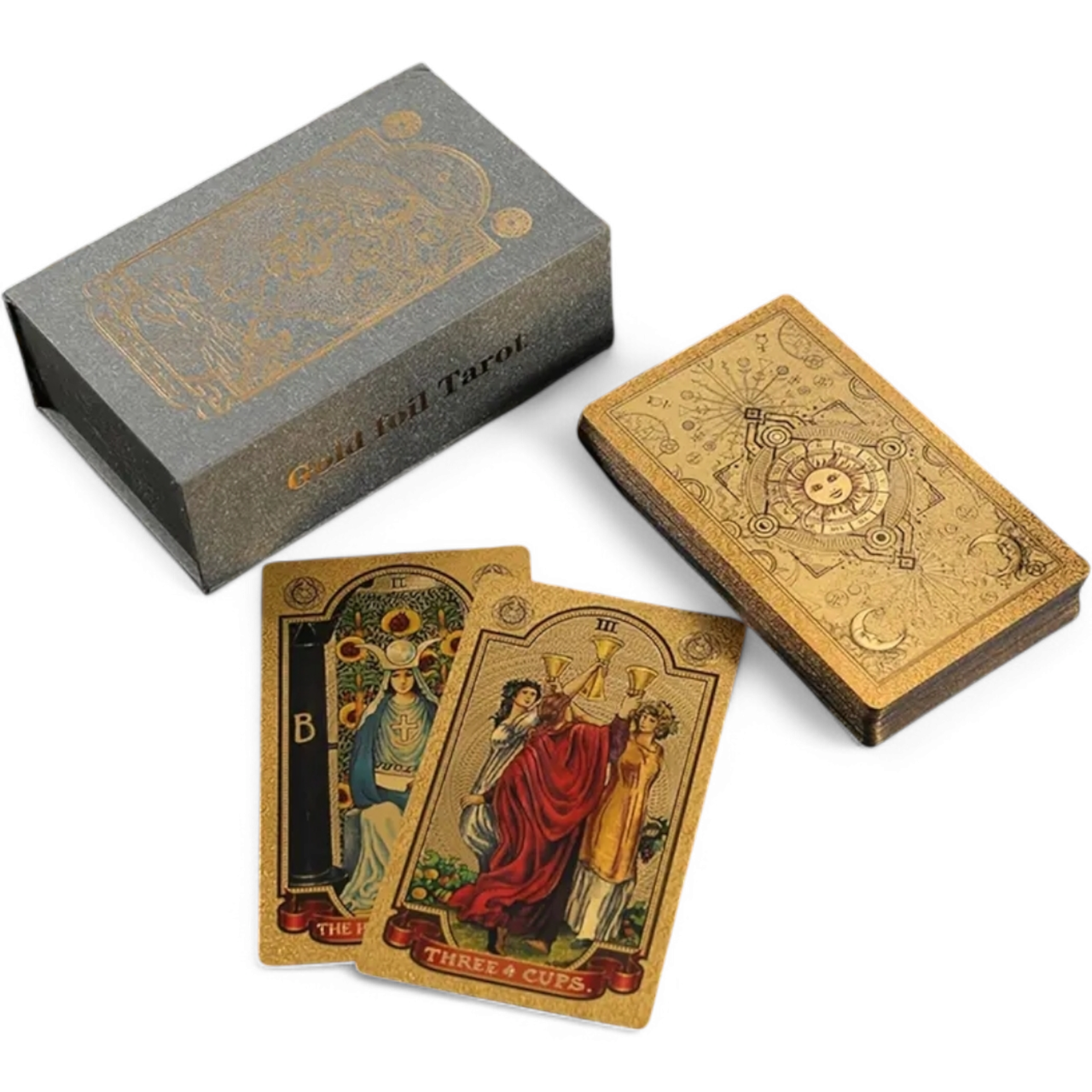Карты таро Золотое пластиковое Райдера Вейта Gold Foil Tarot (2502094445)