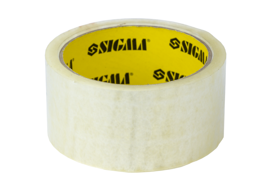 Скотч упаковочный Sigma 45 мм 50 м Прозрачный (8401221)