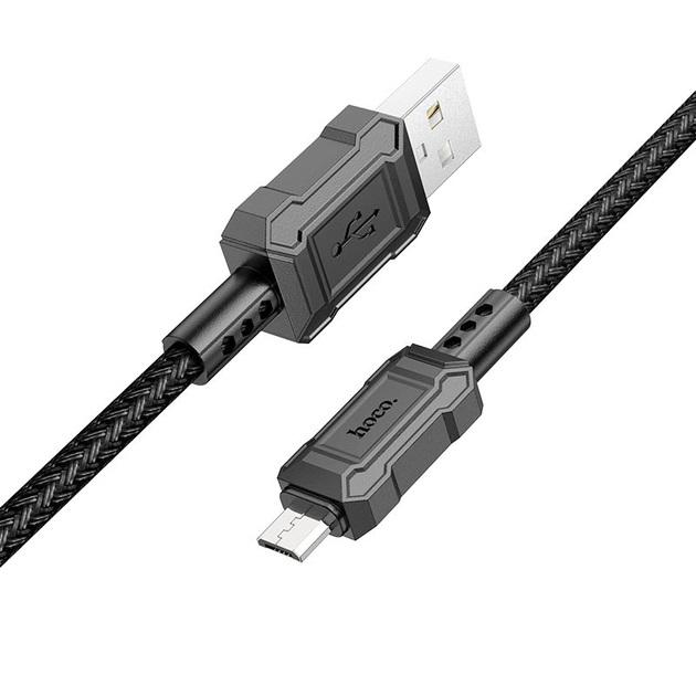 Кабель Hoco X94 USB до Micro-USB Leader 2,4 A 1 м Black (600937)