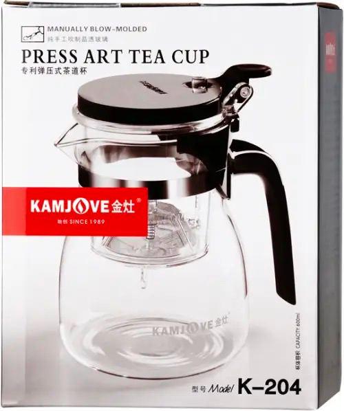 Чайник-типод заварювальний Kamjove K-204 600 мл (189) - фото 5 Чайник-типод заварювальний Kamjove K-204 600 мл (189) - фото 5
