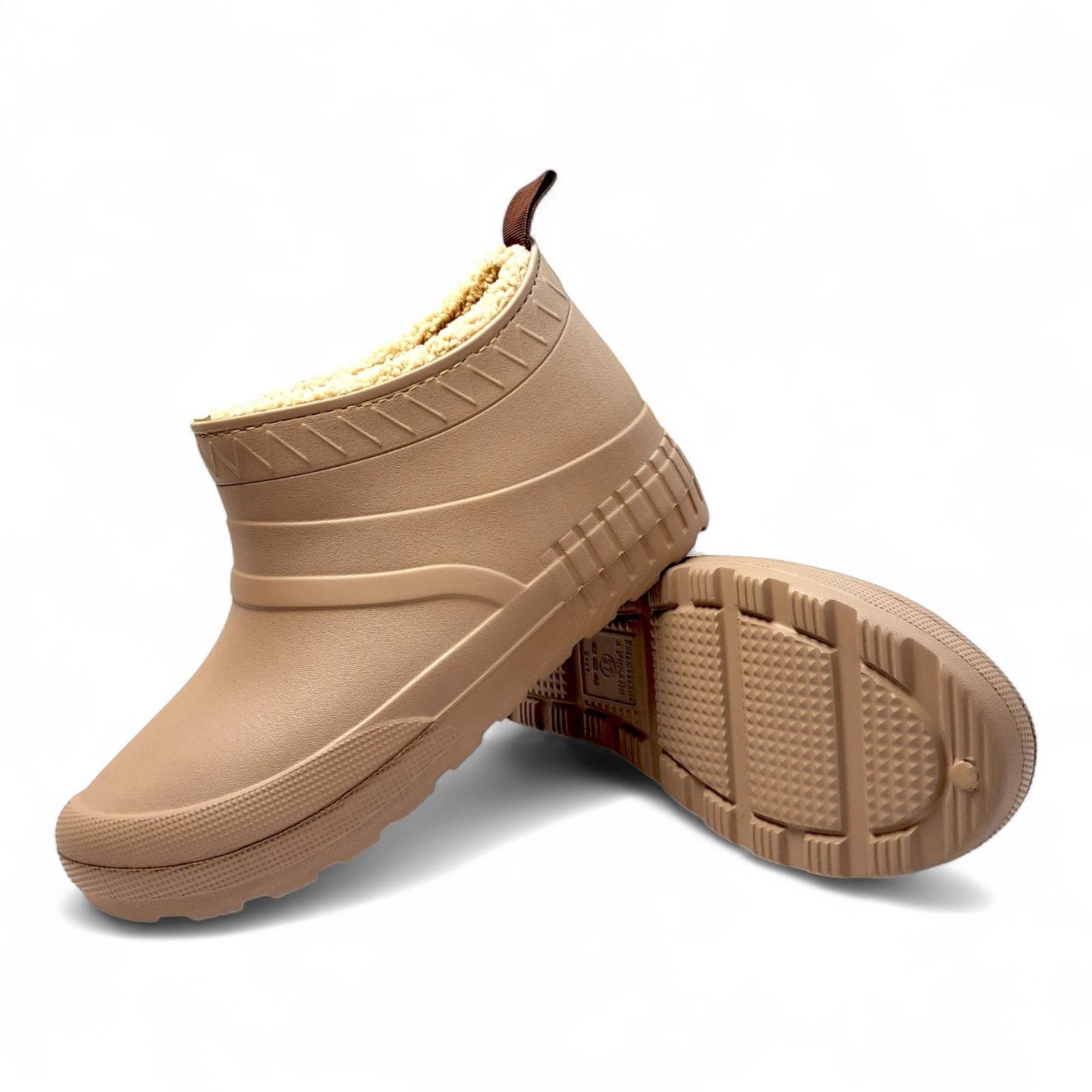 Галоши женские высокие утепленные GIPANIS р. 39 25-25,5 см Бежевый (2798356976) - фото 6 Галоши женские высокие утепленные GIPANIS р. 39 25-25,5 см Бежевый (2798356976) - фото 6